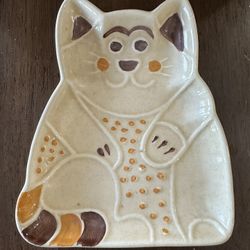 Decorative Cat Plate / Tray