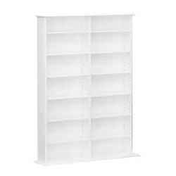 Display Cabinet, White Storage Cabinet, Tall Storage Cabinet