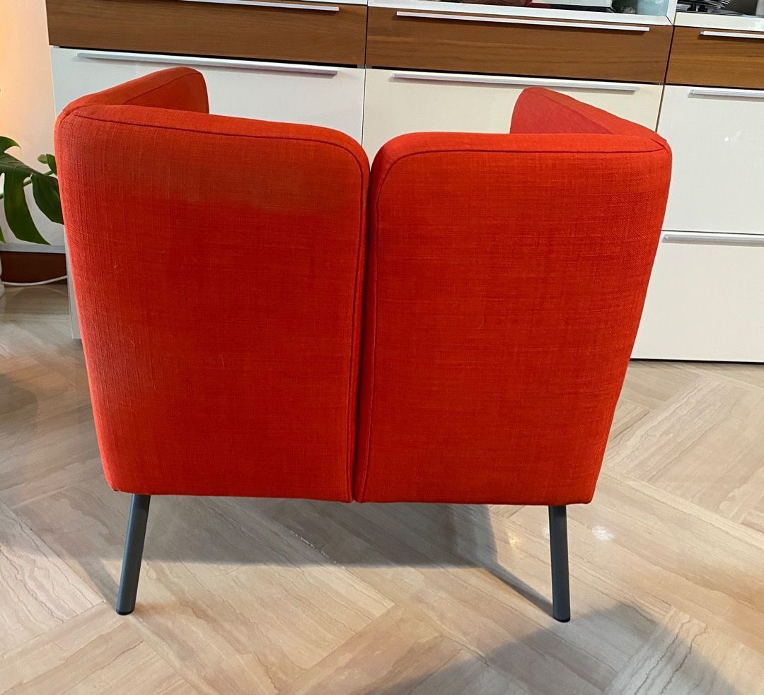 IKEA EKERO Armchair Skiftebo orange Good condition PICK UP IN