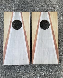 Mini 12” x 24” Cornhole Boards Board Set by American Corn Hole League ACL 1’ x 2’ Size Wooden