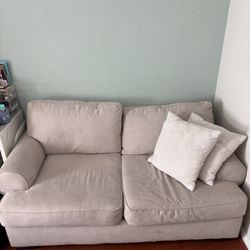 Beige Loveseat Couch