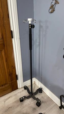 IV Pole Stand with Wheels