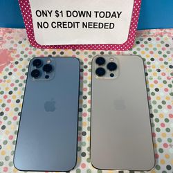 Apple IPhone 13 Pro Max 5G -PAYMENTS AVAILABLE-$1 Down Today 