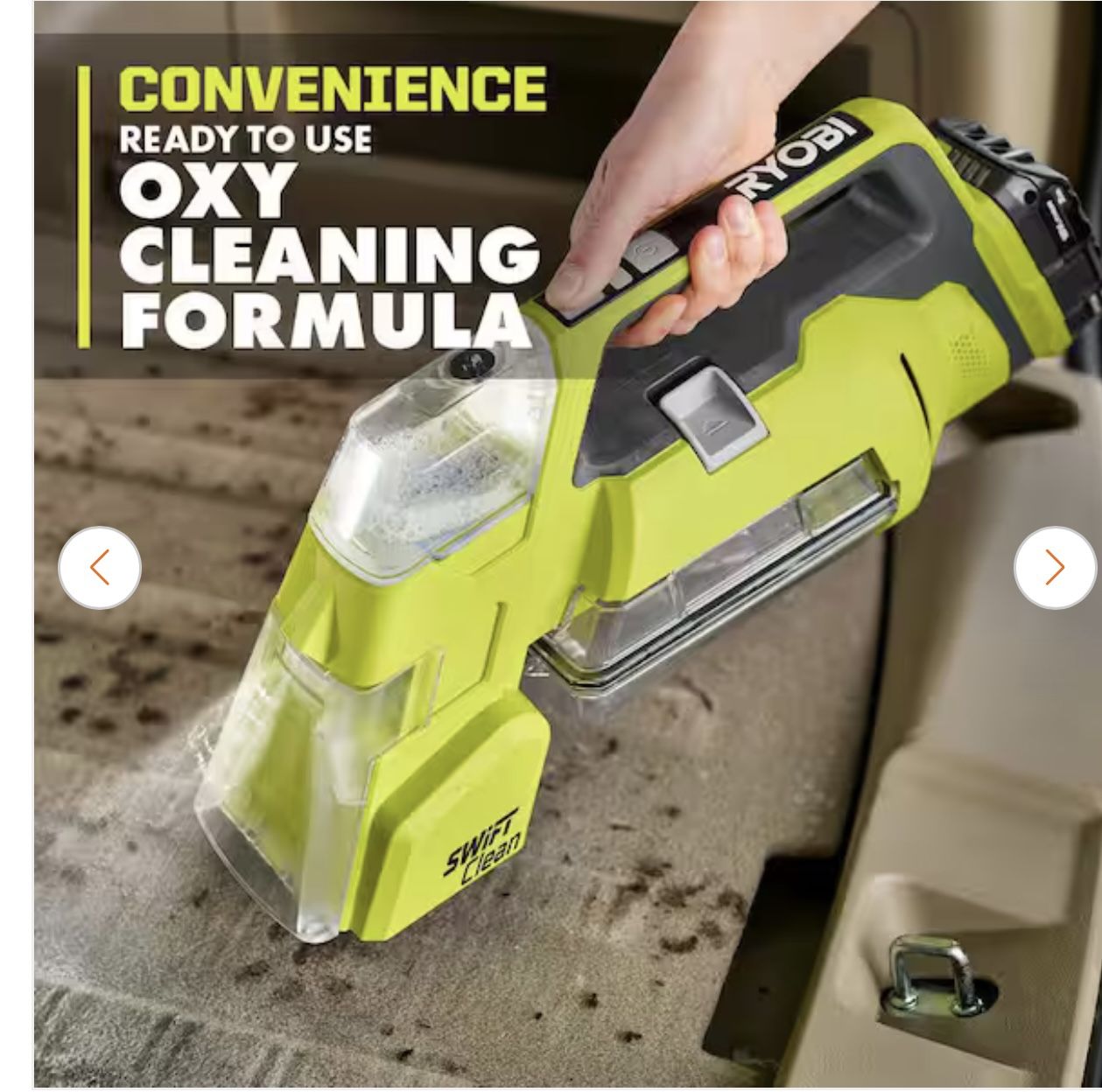RYOBI 18V  Cordless SWIFTClean Spot Cleaner (Tool-Only)