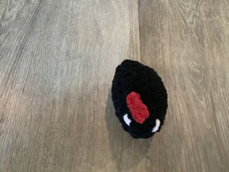 Handmade Crochet Black Chicken
