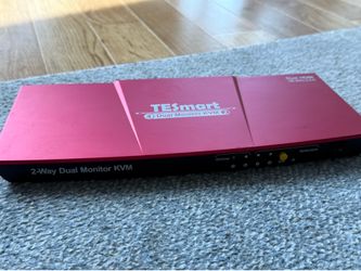TESmart 2-Way Dual Monitor KVM Switch