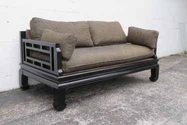 Asian Hollywood Regency Raymond Sobota For Century Furniture Sofa And Settee Set 4691