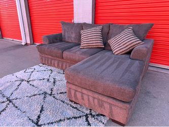 🚚🇲🇽FREE DELIV! 🧼Clean Reversible Chaise Sectional - Ready for Your Home!
