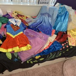 girl’s dresses and accessories . 