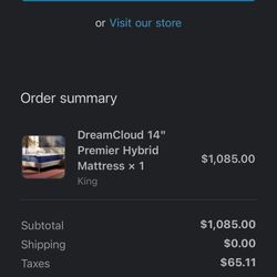 Dreamcloud Premier Hybrid King Mattress 