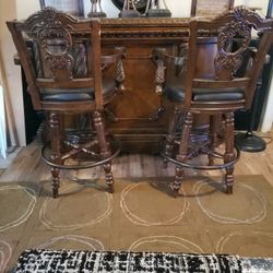 Ashley Northshore  Collection   Bar And Stools 