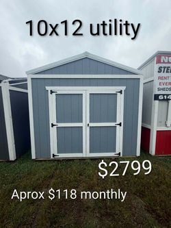 10X12 Utility Shed