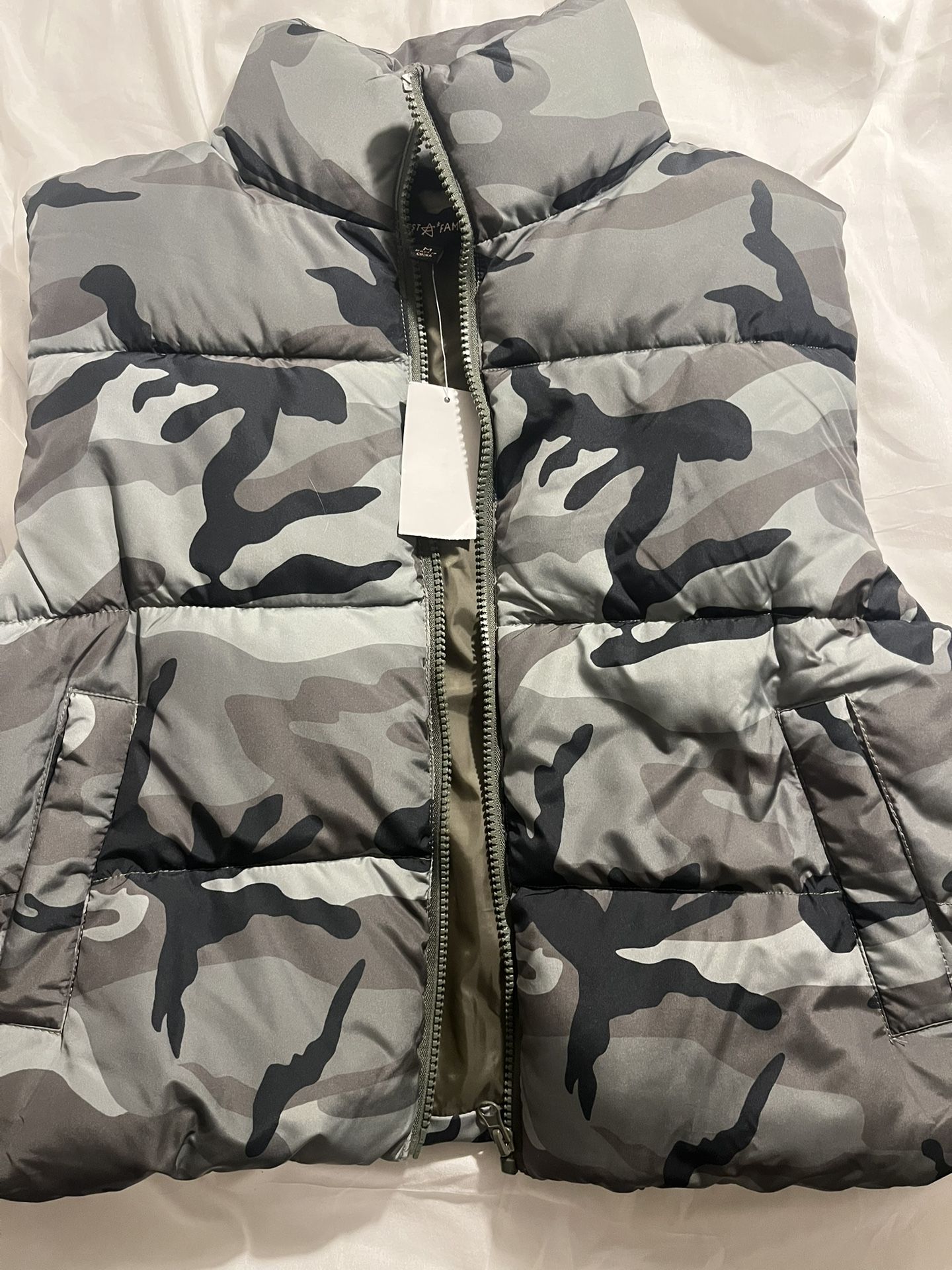 Camo Puffer Vest