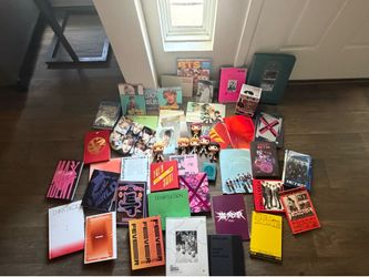 K pop albums and memorabilia