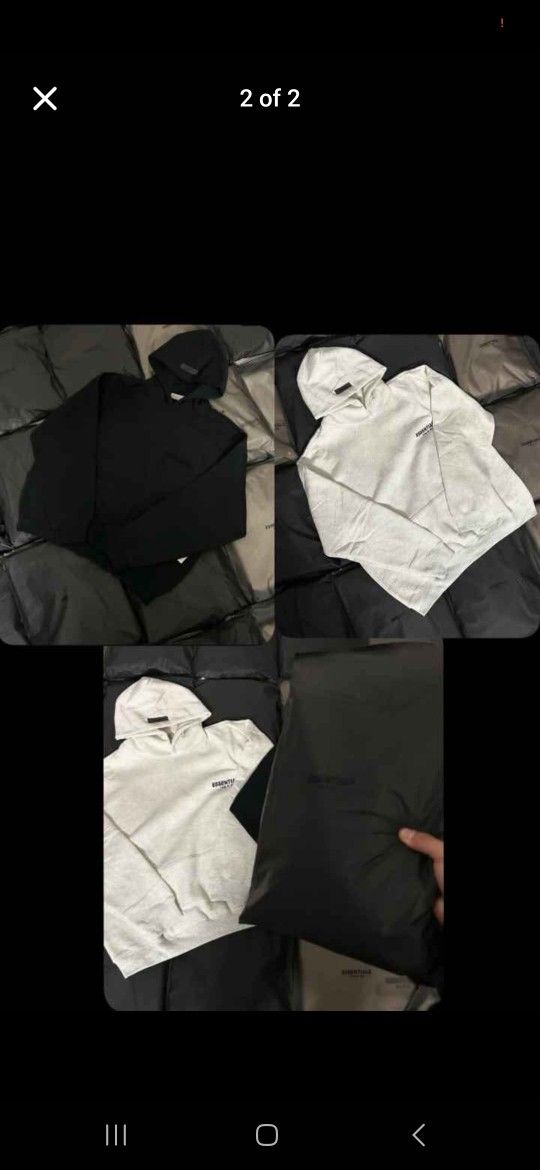 Essential Hoodies 100% Thick Quality. 50$ For 1 .