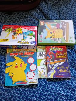 Pokémon Books and Building Sets Bundle