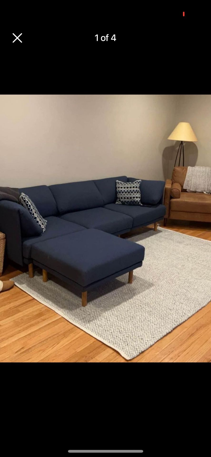 Navy Blue Couch / Sectional 