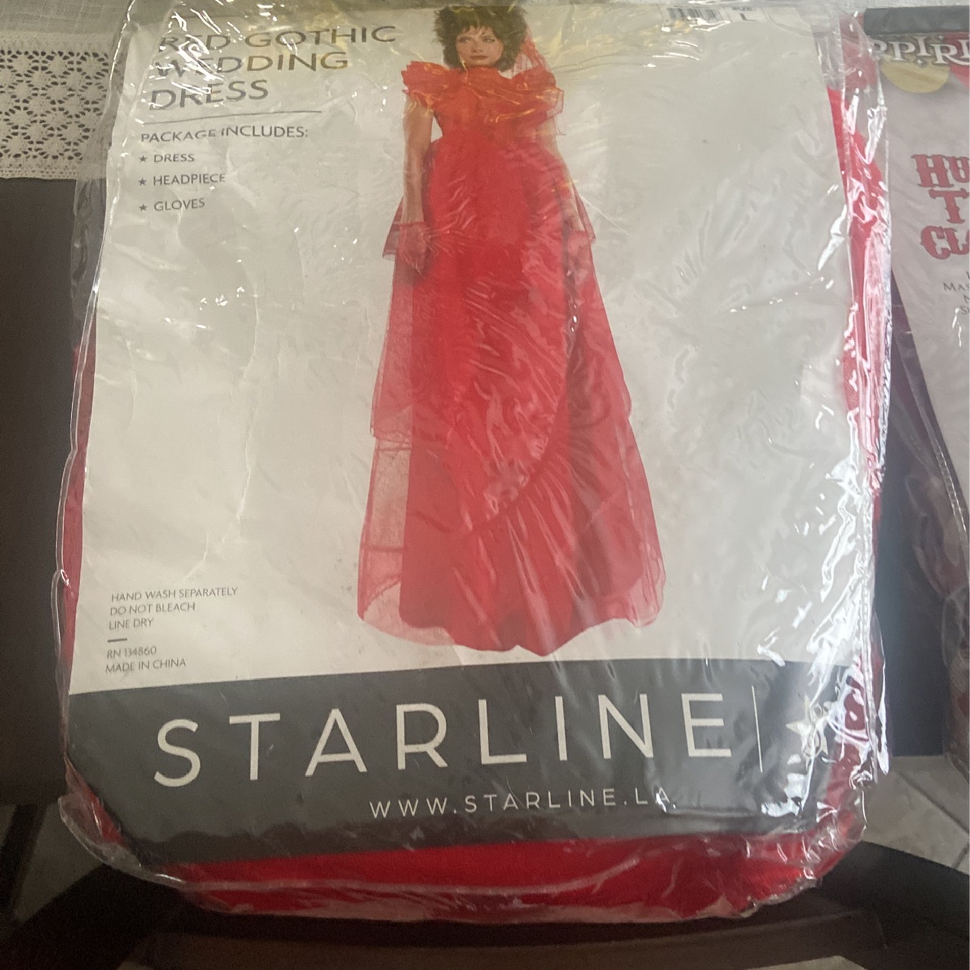 Red Goth Wedding Dress