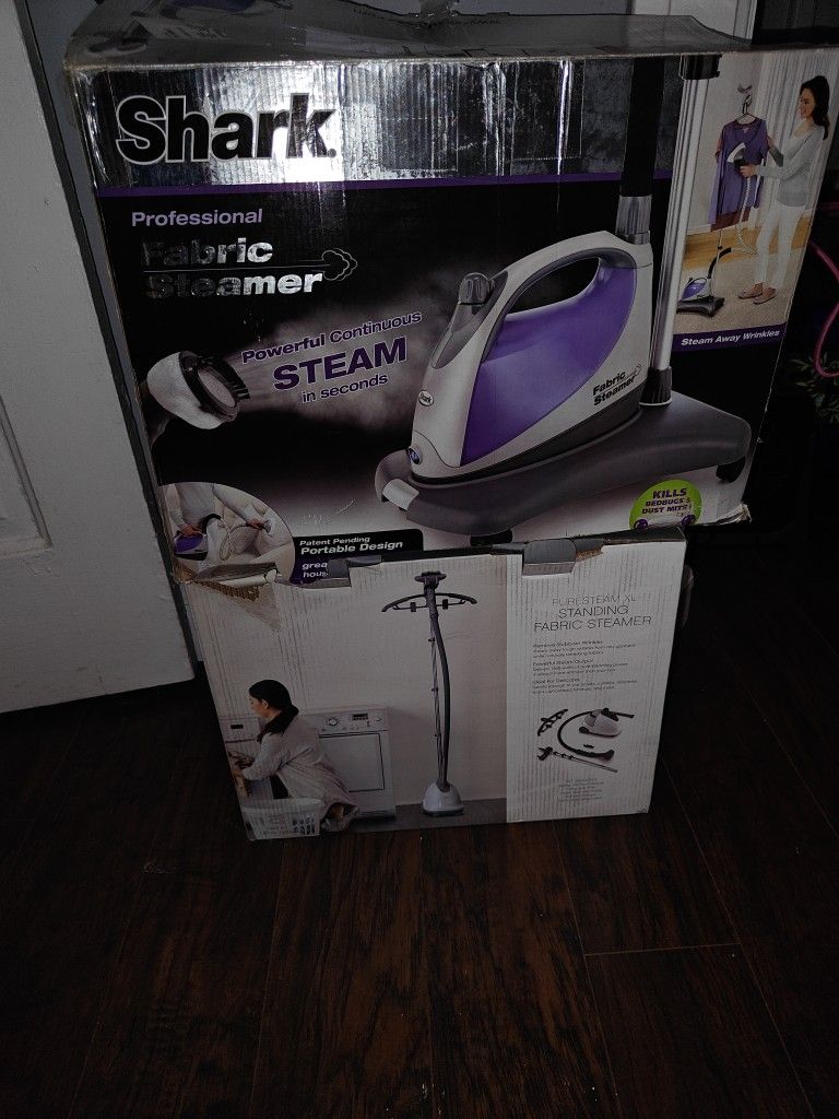 Shark Professional Fabric Steamer + Puresteam Xl Standing Fabric Steamer