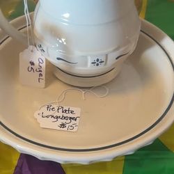 Longaberger Pie Plate $15