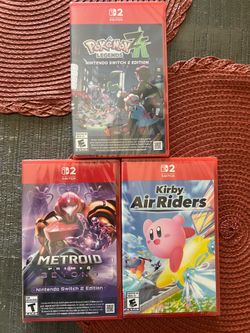 Metroid Prime 4 Kirby Air Riders Pokemon Legends Z-A Nintendo switch 2