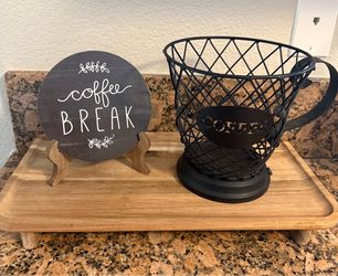 coffee bar/kitchen décor set