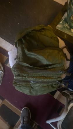 Vintage Military Water Pouch and Medical Bag
