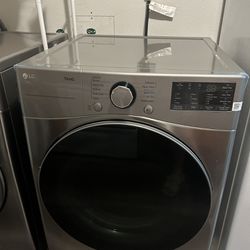 Lightly used LG Thin Q 7.4 ft Stackable Smart Electric Steam Dryer (Graphite Steel) ENERGY STAR