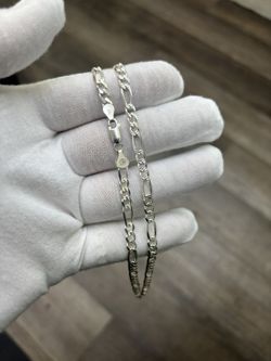 Silver 925 Fígaro Chain 24 Inches 