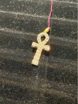 10k ANK PENDANT