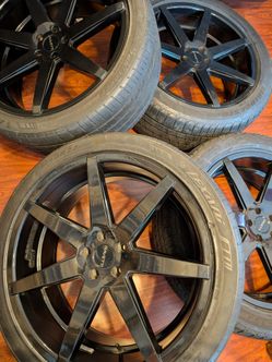 RIMS AND TIRES 22"5X114.3