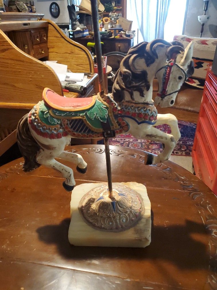 Metal Small Carousel Horse ðŸŽ