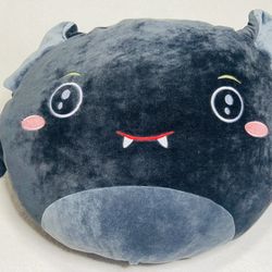 16” Big Halloween Squishy Black Bat Plushie