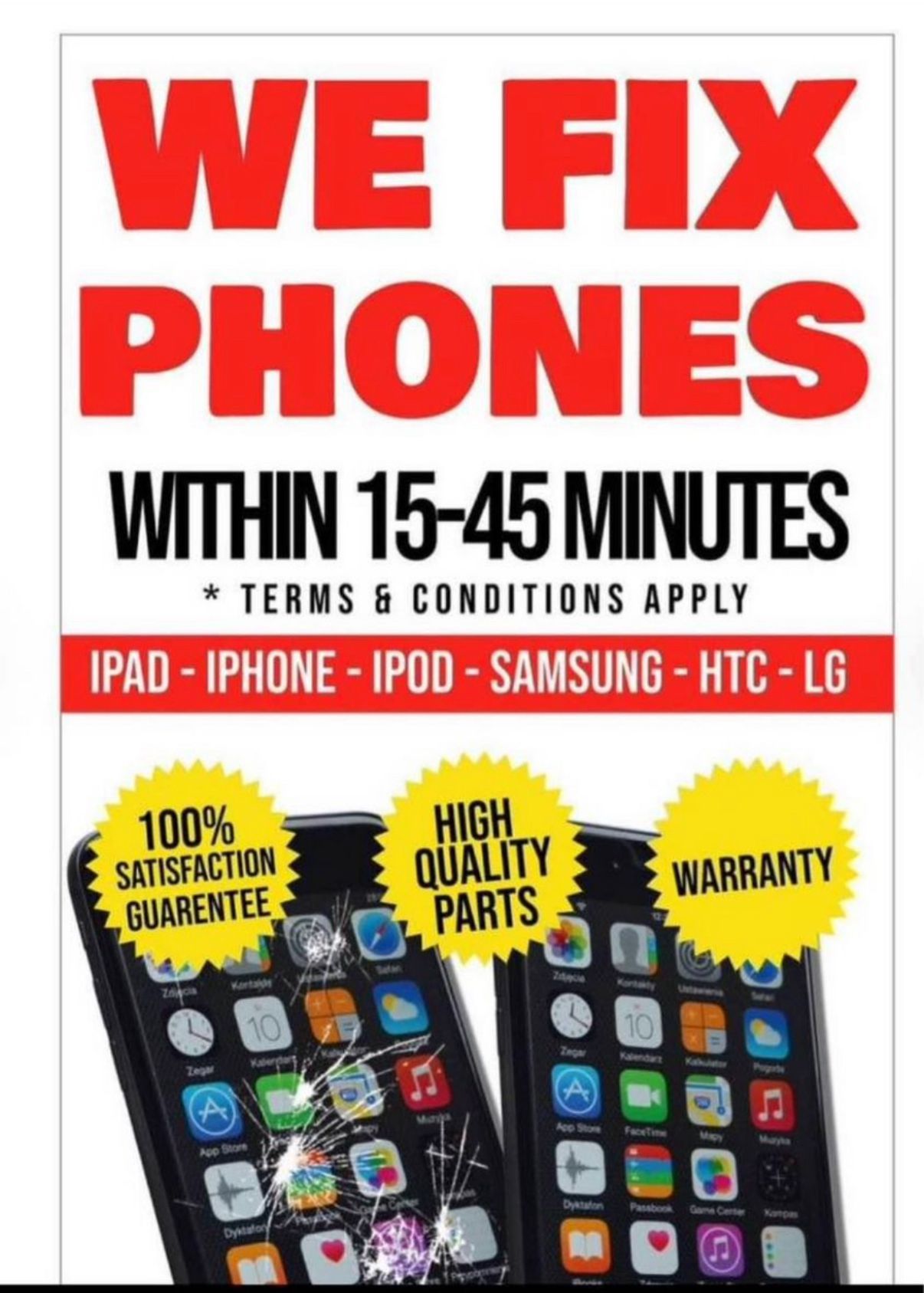 We Fix Phones On Spot 💯