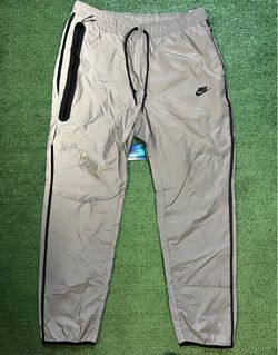 Nike tech woven reflective silver flash pants