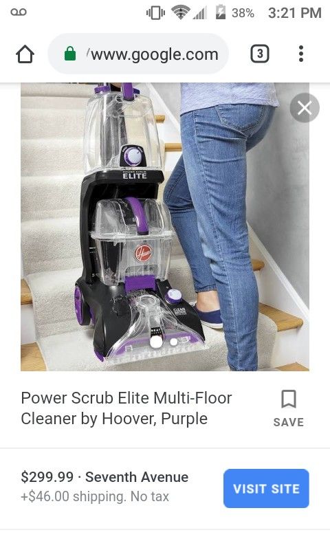 Hoover Power Scrub Elite Multi-Floor Pet Carpet Cleaner - FH50256PC