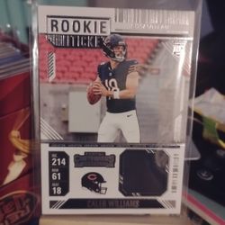 2024 Panini Contenders Rookie Ticket Swatch Variation Caleb Williams RC #RTS-CWS