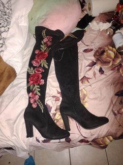 Women's Knee High Flats And Heels