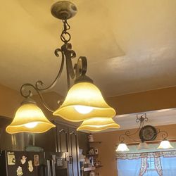2 ceiling lights
