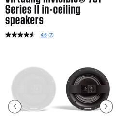 Bose Virtually Invisible 791 Series II in-ceiling speakers