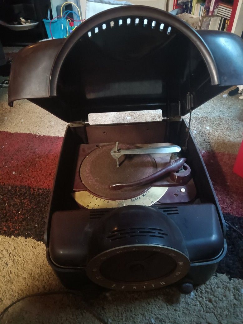 Antique Record Player From The 40s