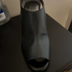 Black Toes Out Boot
