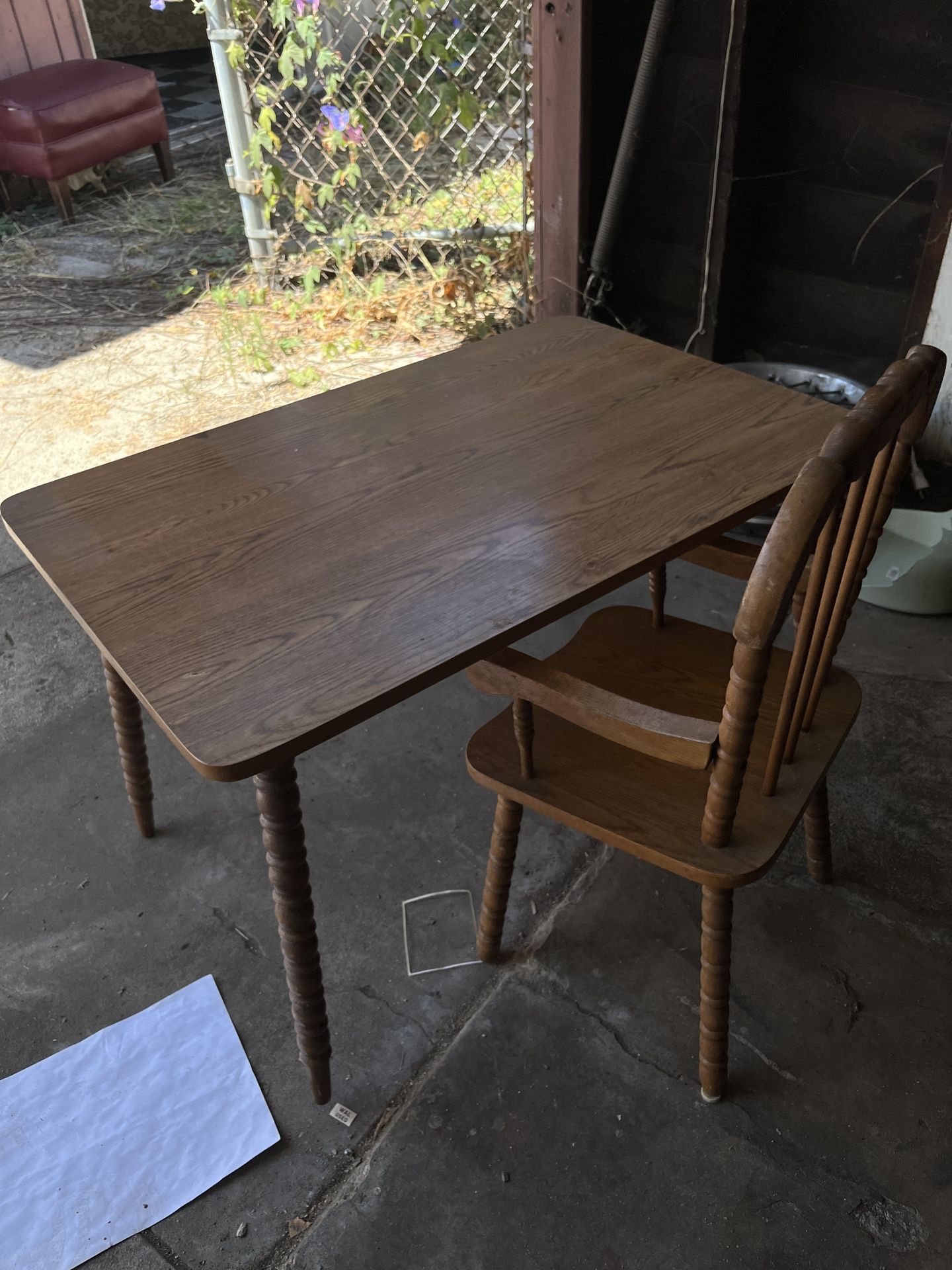 Vintage Kids Table W/ Chair