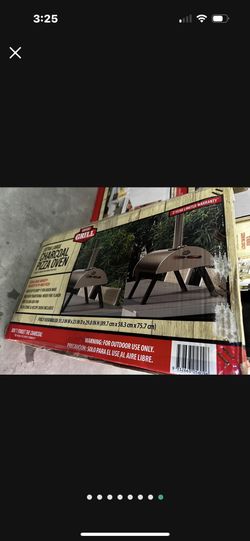 Expert Grill 15" Charcoal Pizza Oven, Black