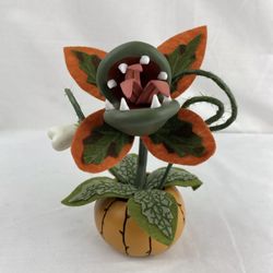 Hyde and EEK! Creepy Decorative Halloween Faux Succulent (Orange)