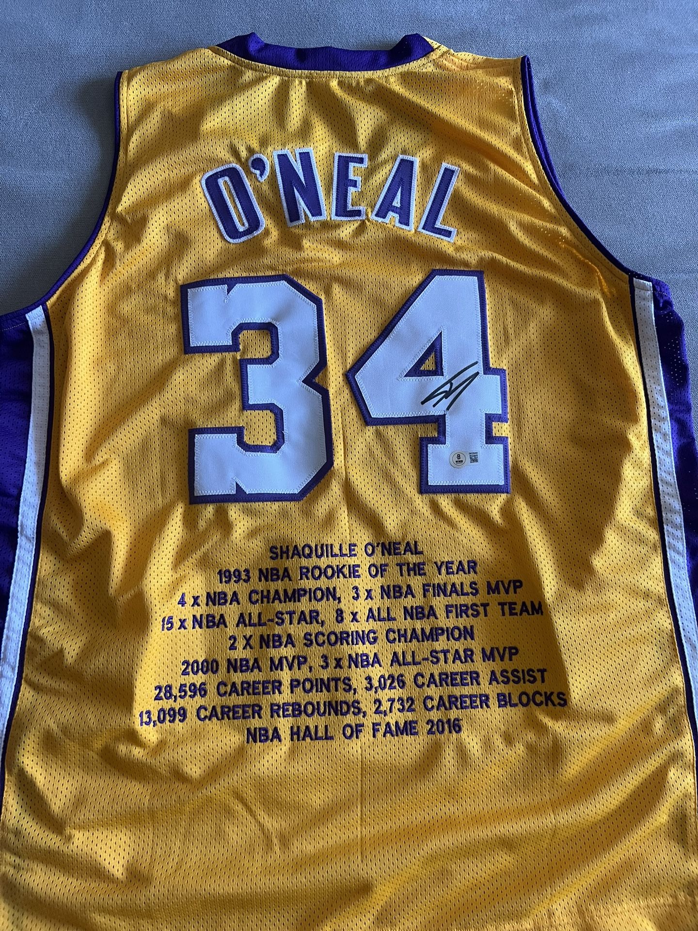 Authenticated Shaquille O’Neal Jersey