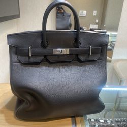 Hermes Hac 40 Black Birkin 