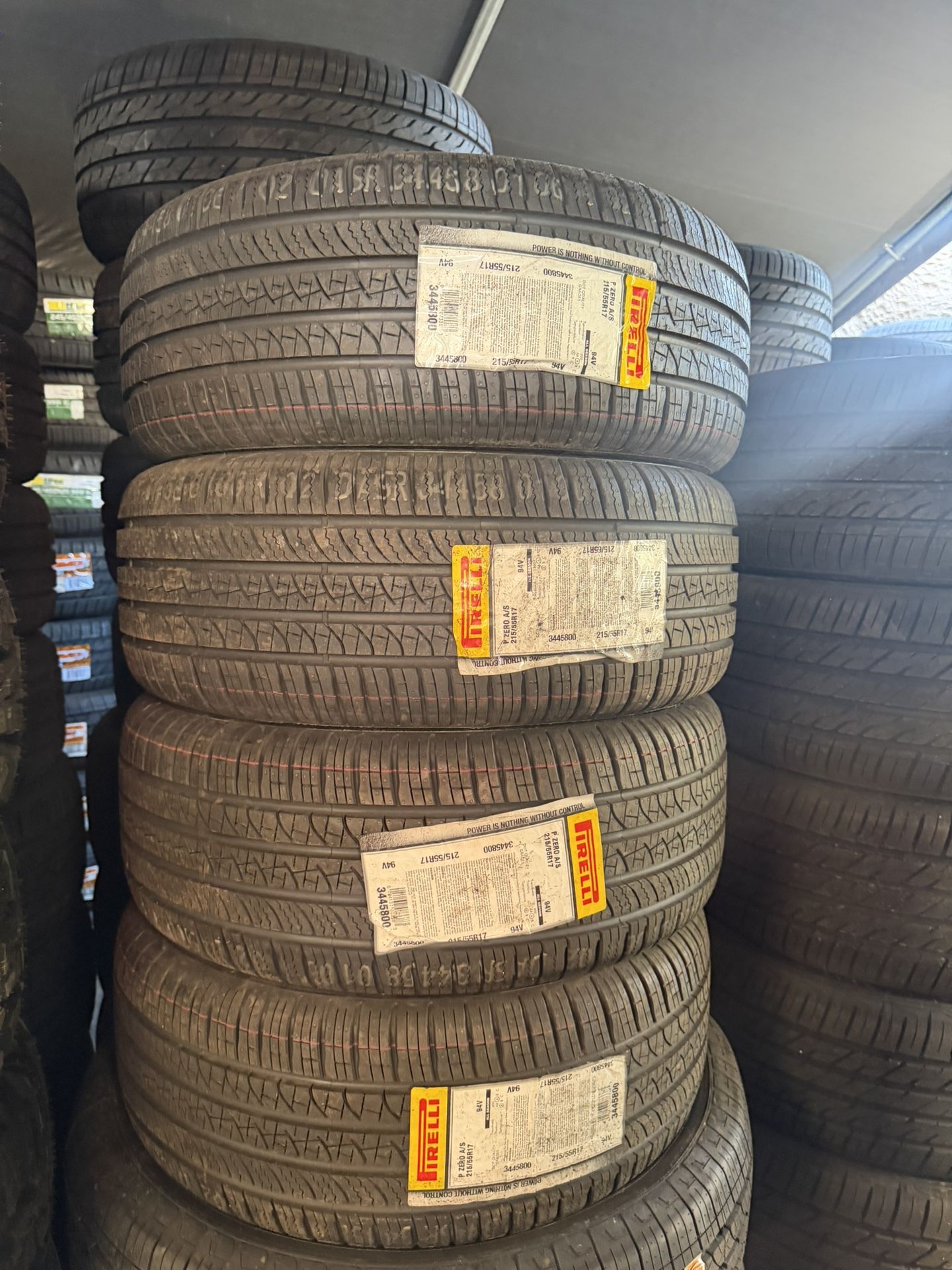 215/55/17 Pirelli Free Mount And Balance aincluded