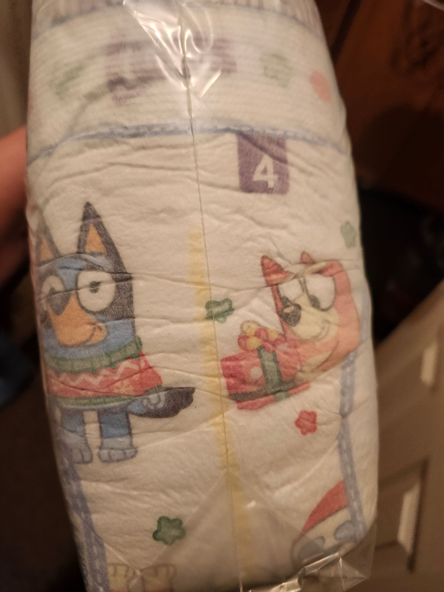 Brand new diapers size 4 (luvs) 3 packs of 42 diapers in each bag