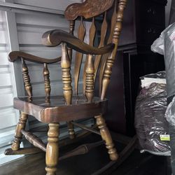 Solid Wood Rocking Chair 